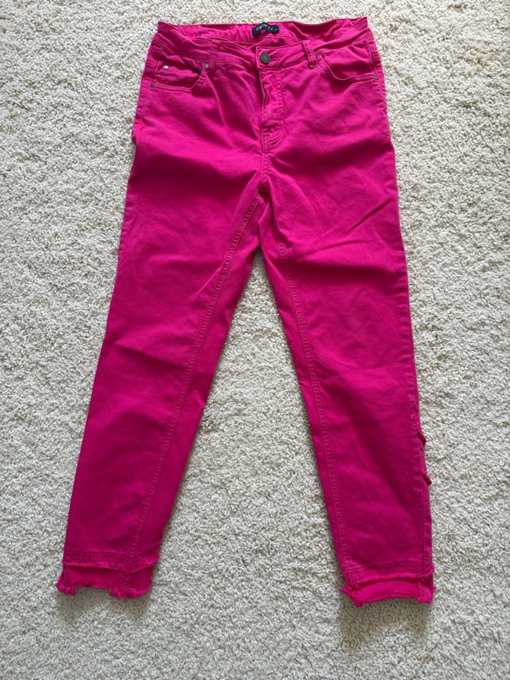 APNY Fuchsia Pink High-Rise Skinny Jeans